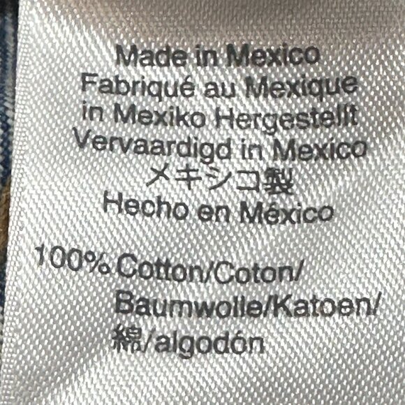 Madewell The Dadjean Light Wash Button Fly Relaxed Size 23 Cotton 90's Straight - Picture 8 of 9